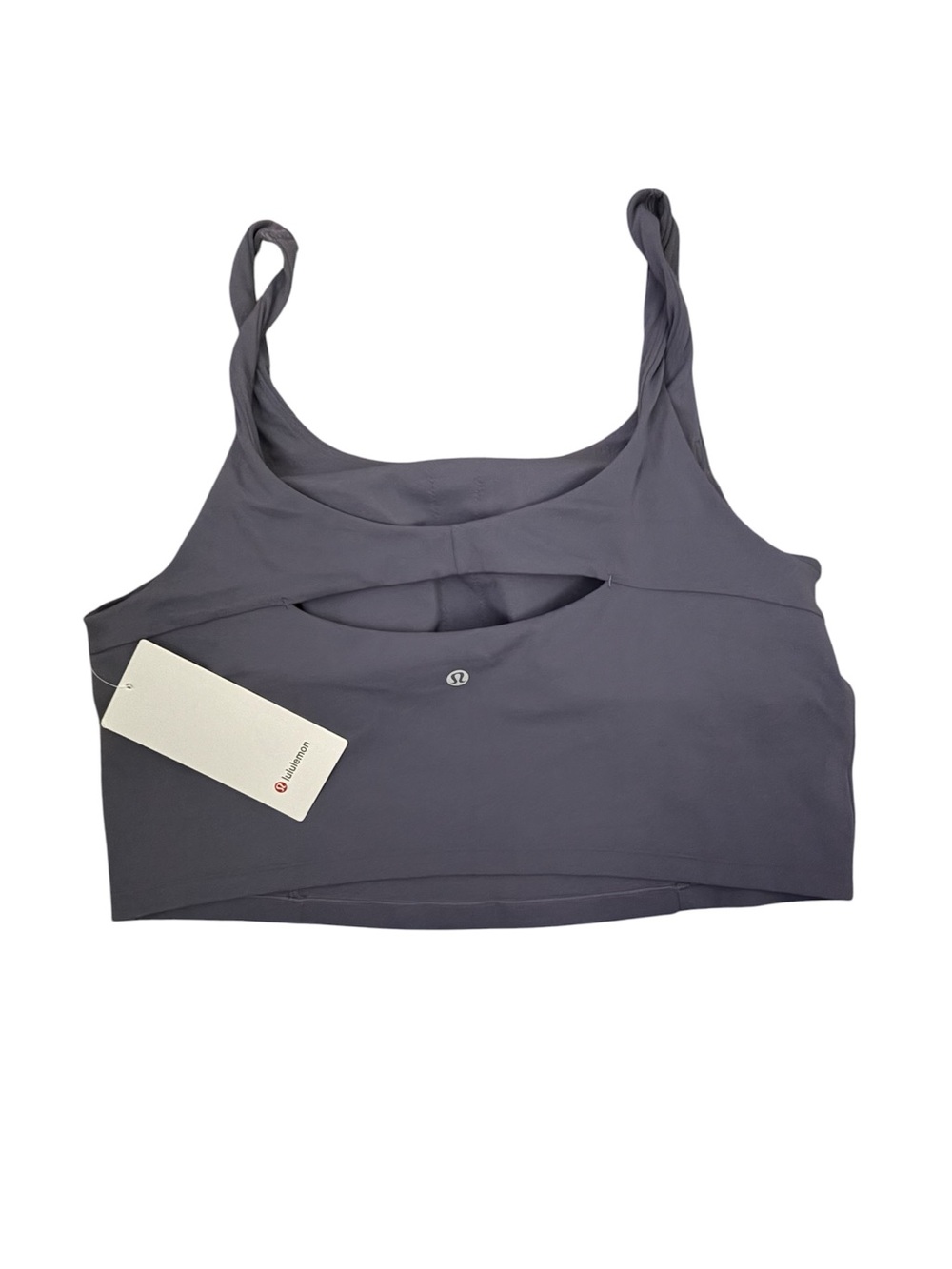 NWT Lululemon Align Twist Strap Cropped Tank Top Grape Mist XL 14 - Picture 5 of 9
